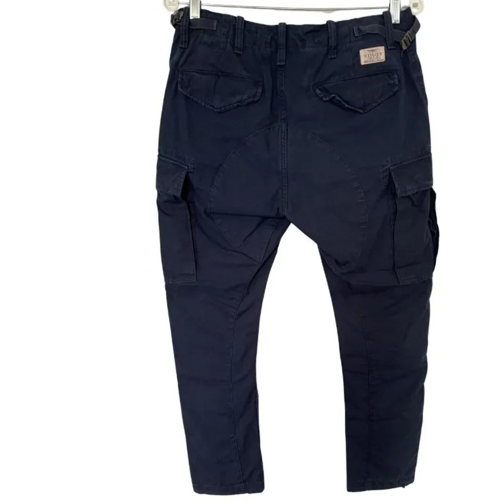 Polo Ralph Lauren Surplus US Division Military Canvas Cargo Pants 30 x 30 Navy